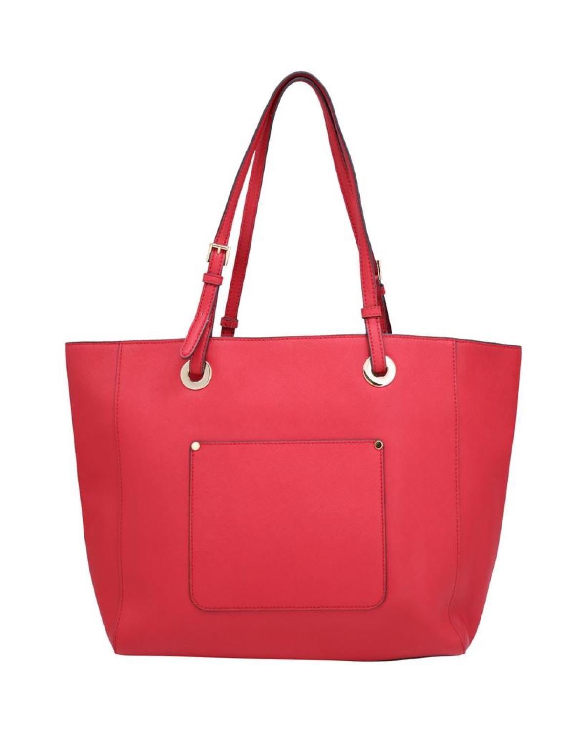 Michael Kors Walsh Large Tote Bag in Red Saffiano Leather