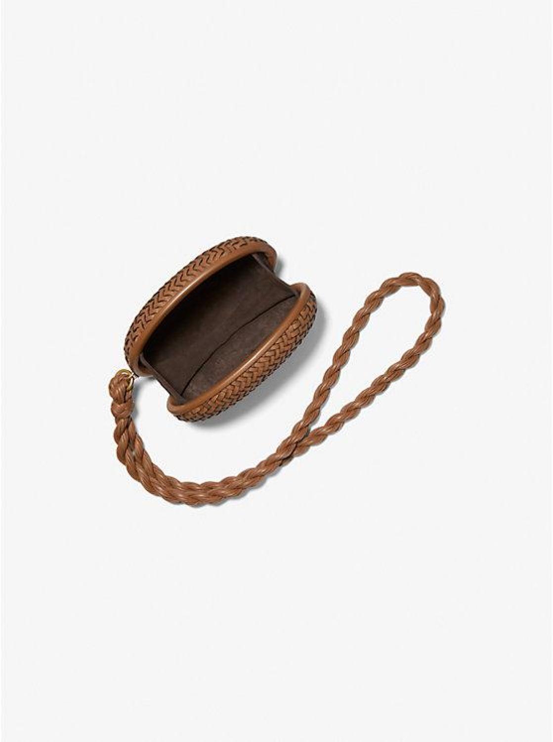 Joni Hand-Woven Leather Minaudière