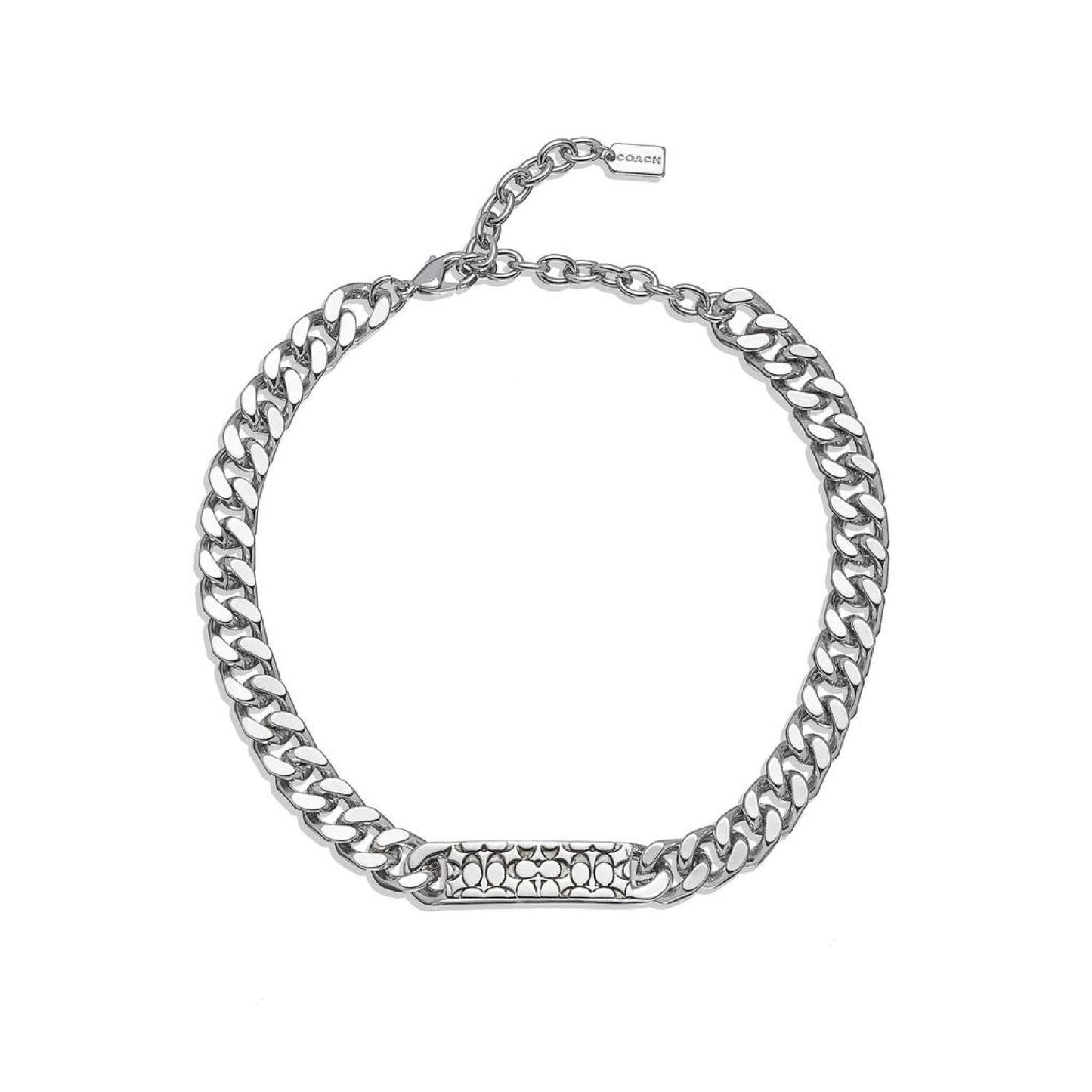 Quilted Signature Link Necklace