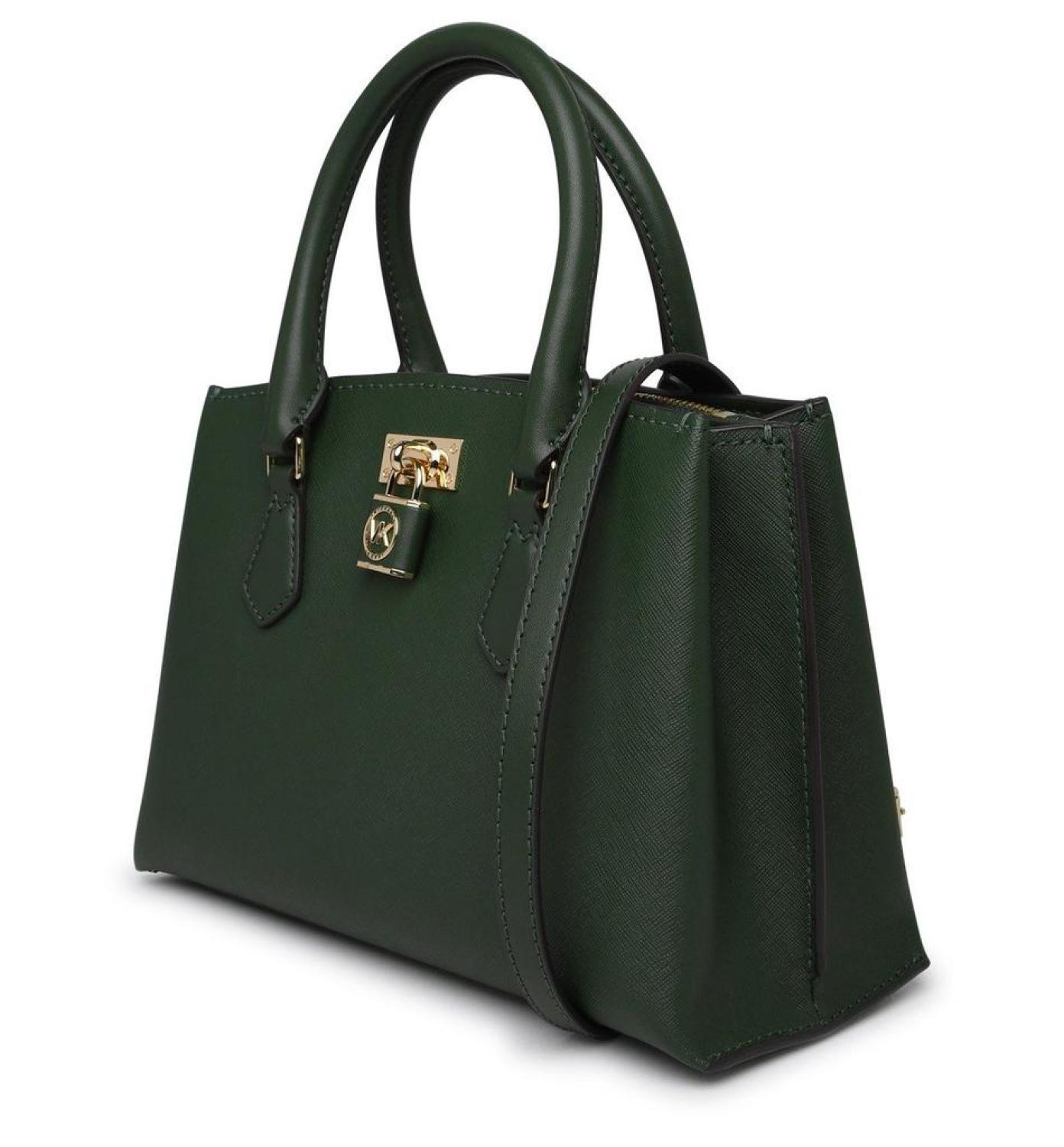 Michael Kors Ruby Padlock Detailed Small Tote Bag