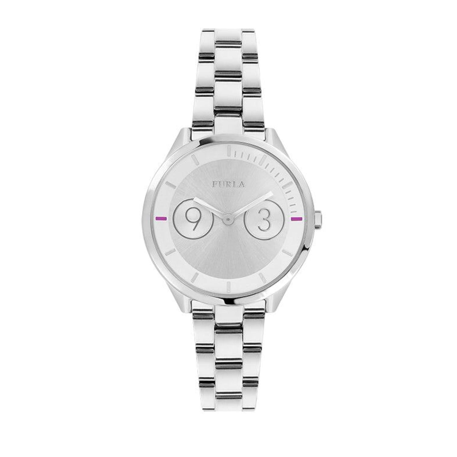 Furla Women s Metropolis Silver Dial Stainless Steel Watch