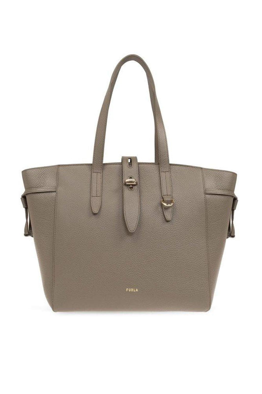 Furla Net Logo Detailed Medium Tote Bag