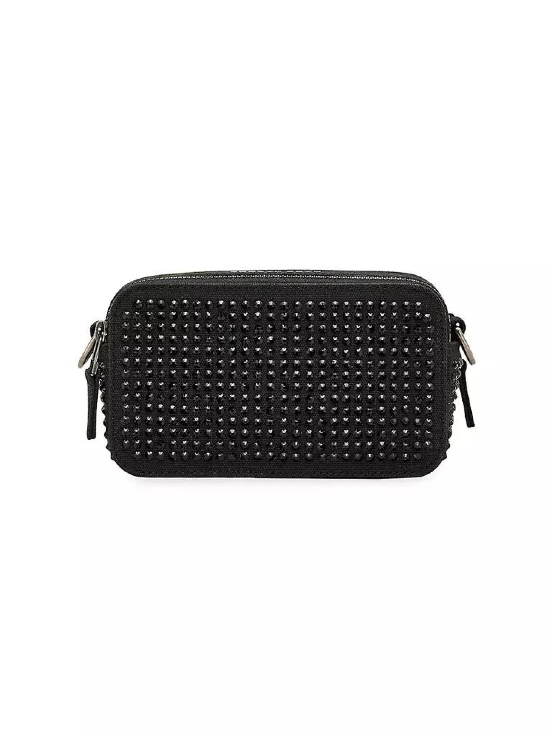 The Snapshot Crystal-Embellished Crossbody Bag