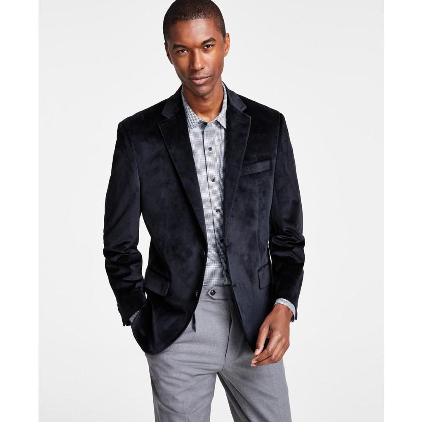 Men's Classic Fit Velvet Sport Coats