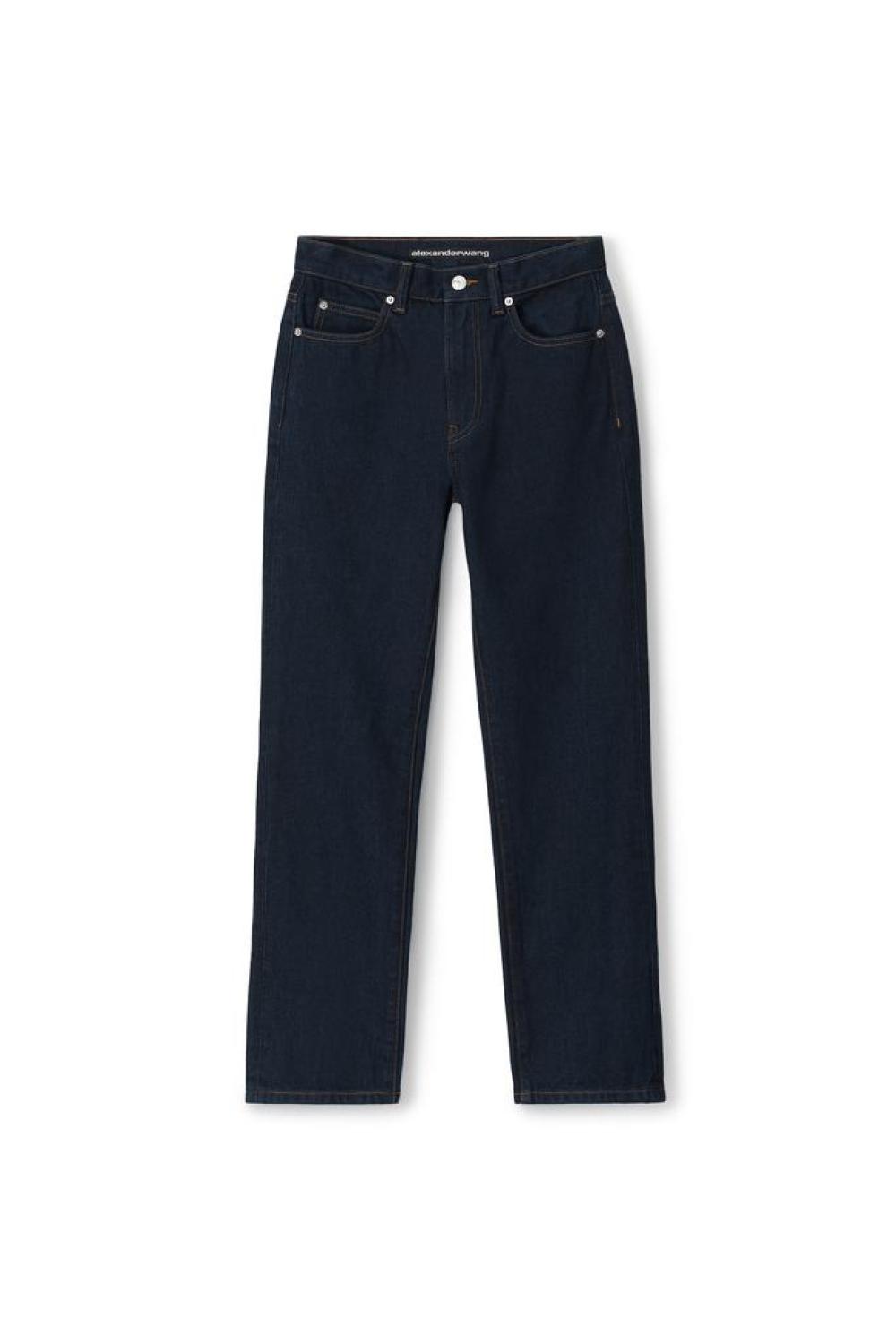 Shorty High-rise Short In Denim