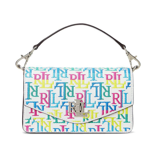 Tayler Logo Embroidered Leather Mini Crossbody Bag