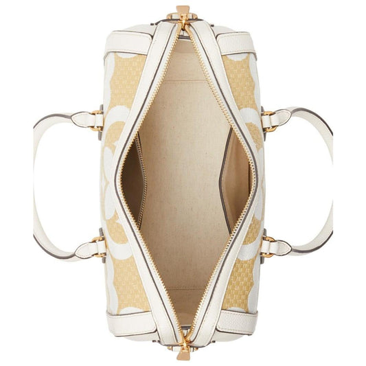 Spade Flower Monogram Medium Satchel