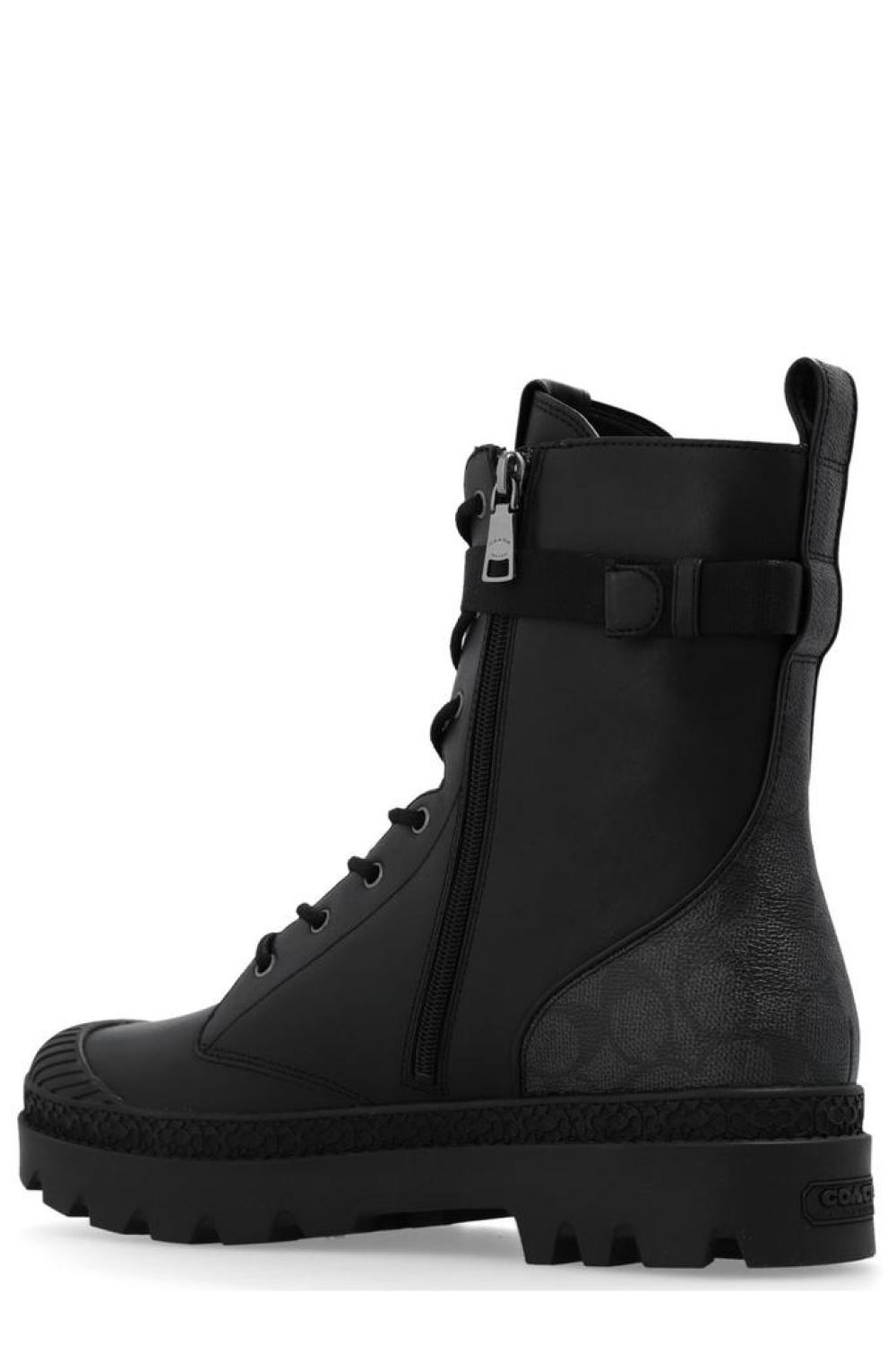 Coach Tucker Lace-Up Boots