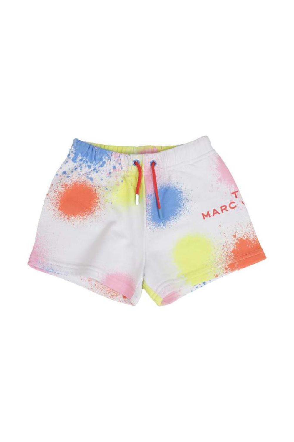 The Marc Jacobs Kids Logo Detailed Drawstring Shorts