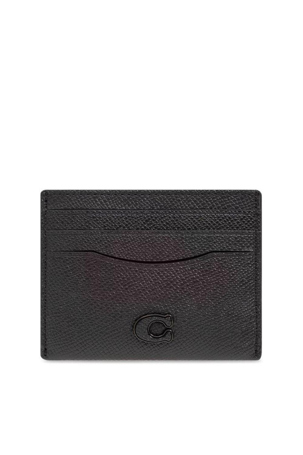 Coach Logo Plaque Card Case