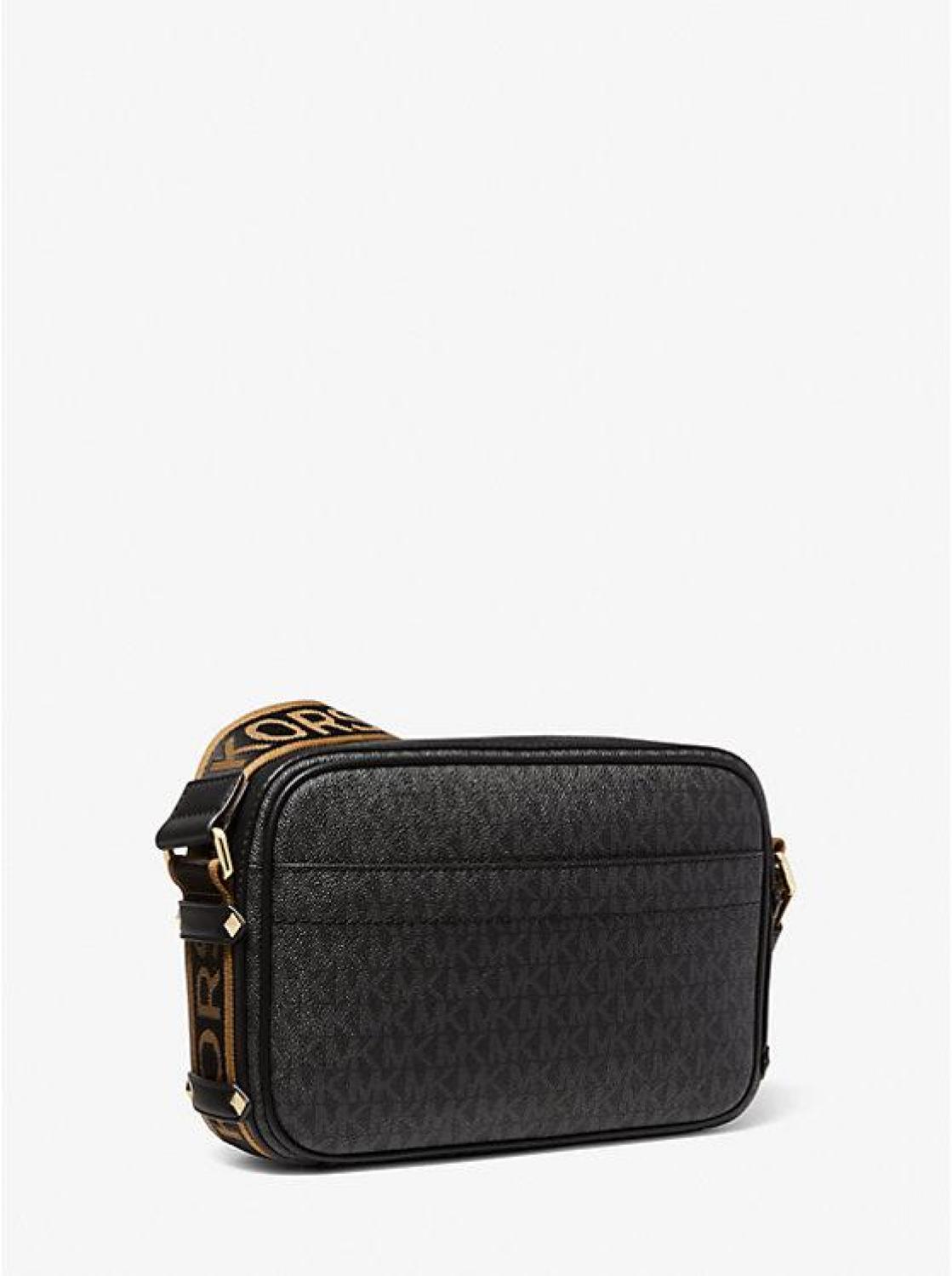 Maeve Large Logo and Faux Leather Crossbody Bag