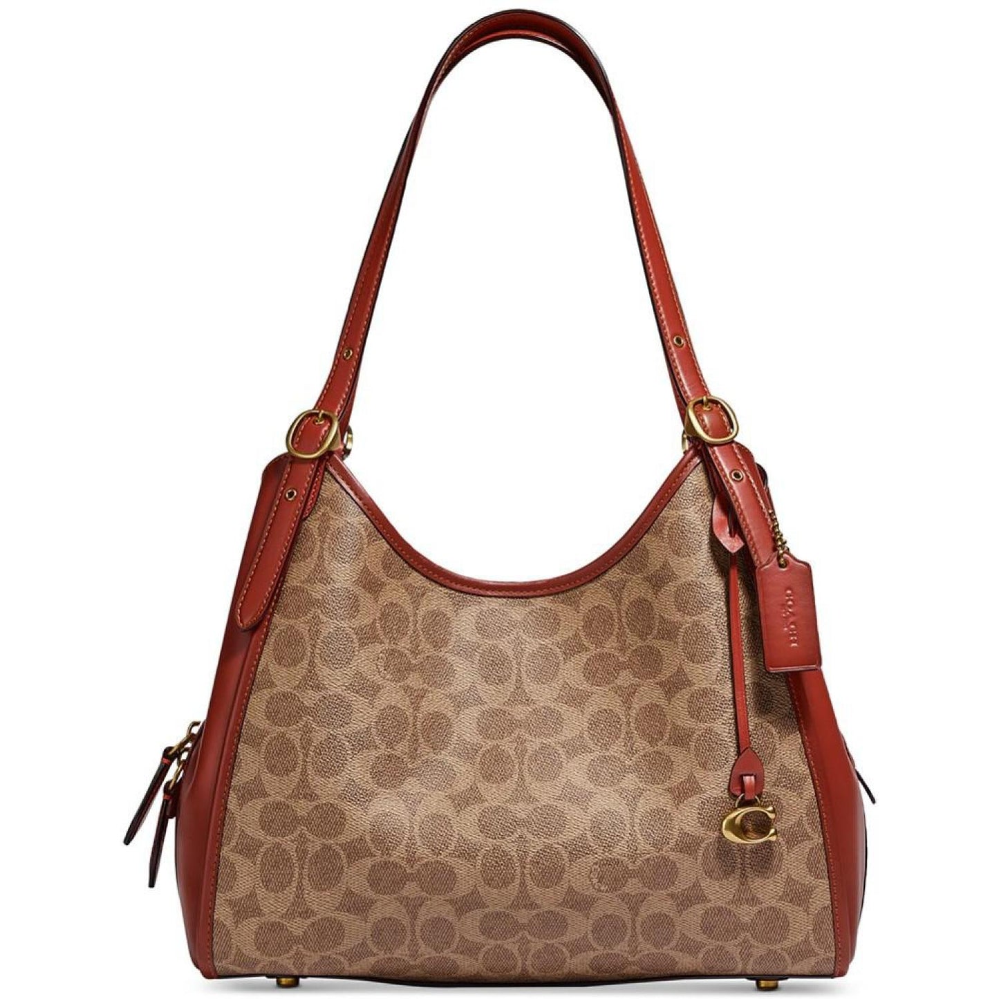 Signature Coated Canvas Lori Shoulder Bag