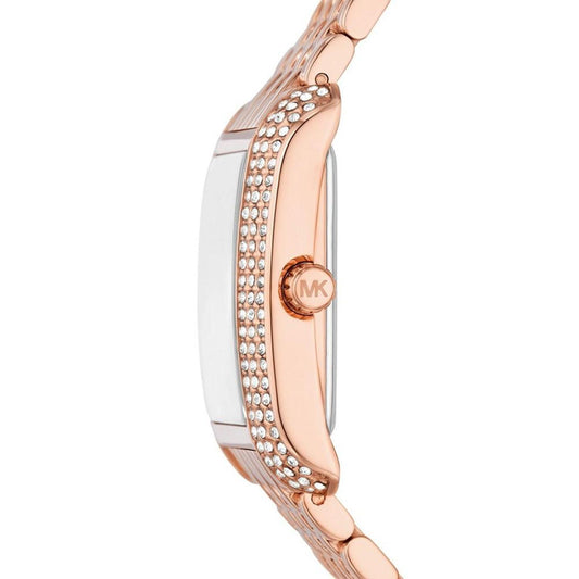 Women's Emery Three-Hand Rose Gold-Tone Stainless Steel Watch 33 x 27mm