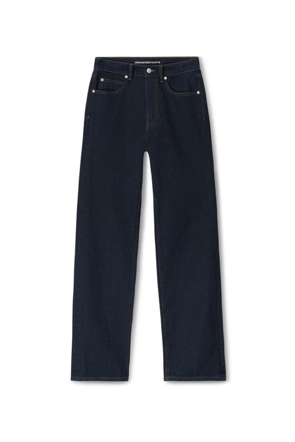Shorty High-rise Short In Denim