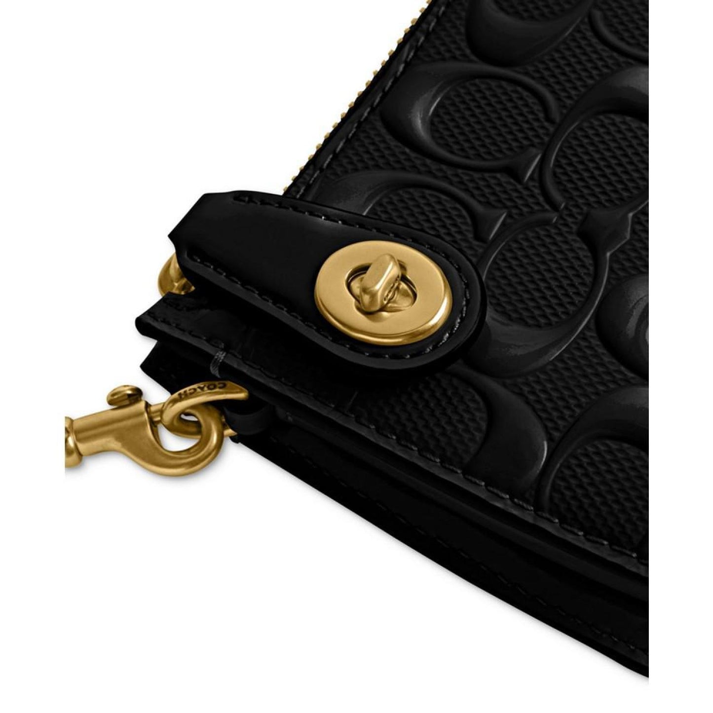Signature Patent Leather Small Pochette