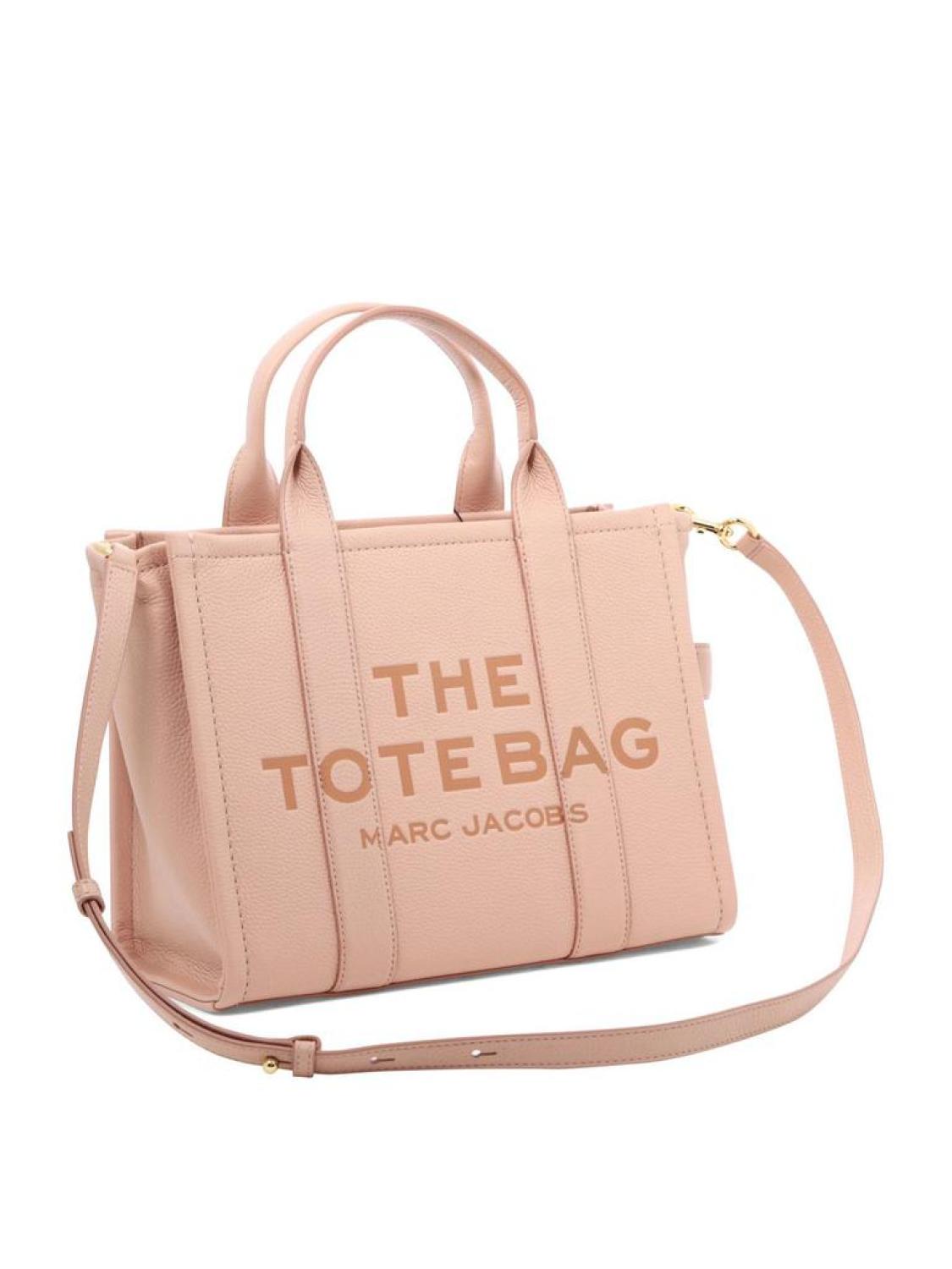 Marc Jacobs Logo Debossed Zipped Medium Tote Bag