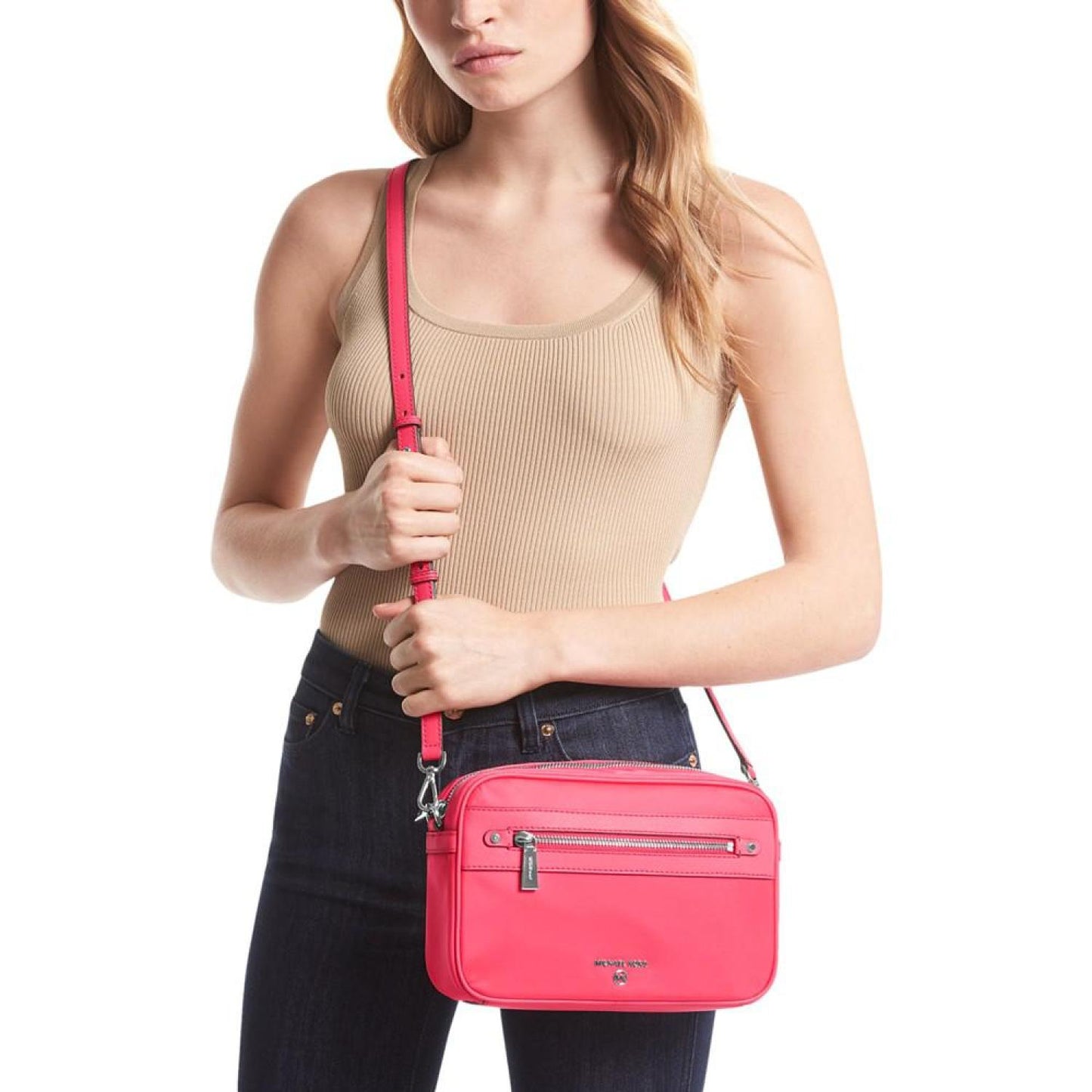 Nylon Jet Set Charm East West Crossbody