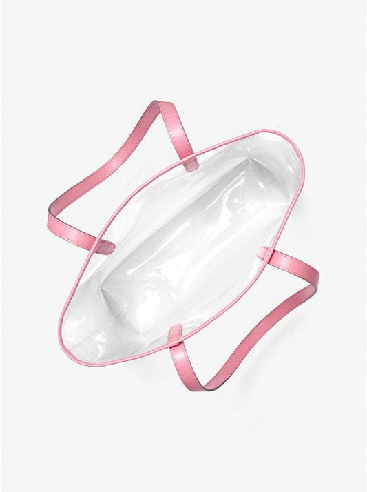 The Michael Large Clear Vinyl Tote Bag
