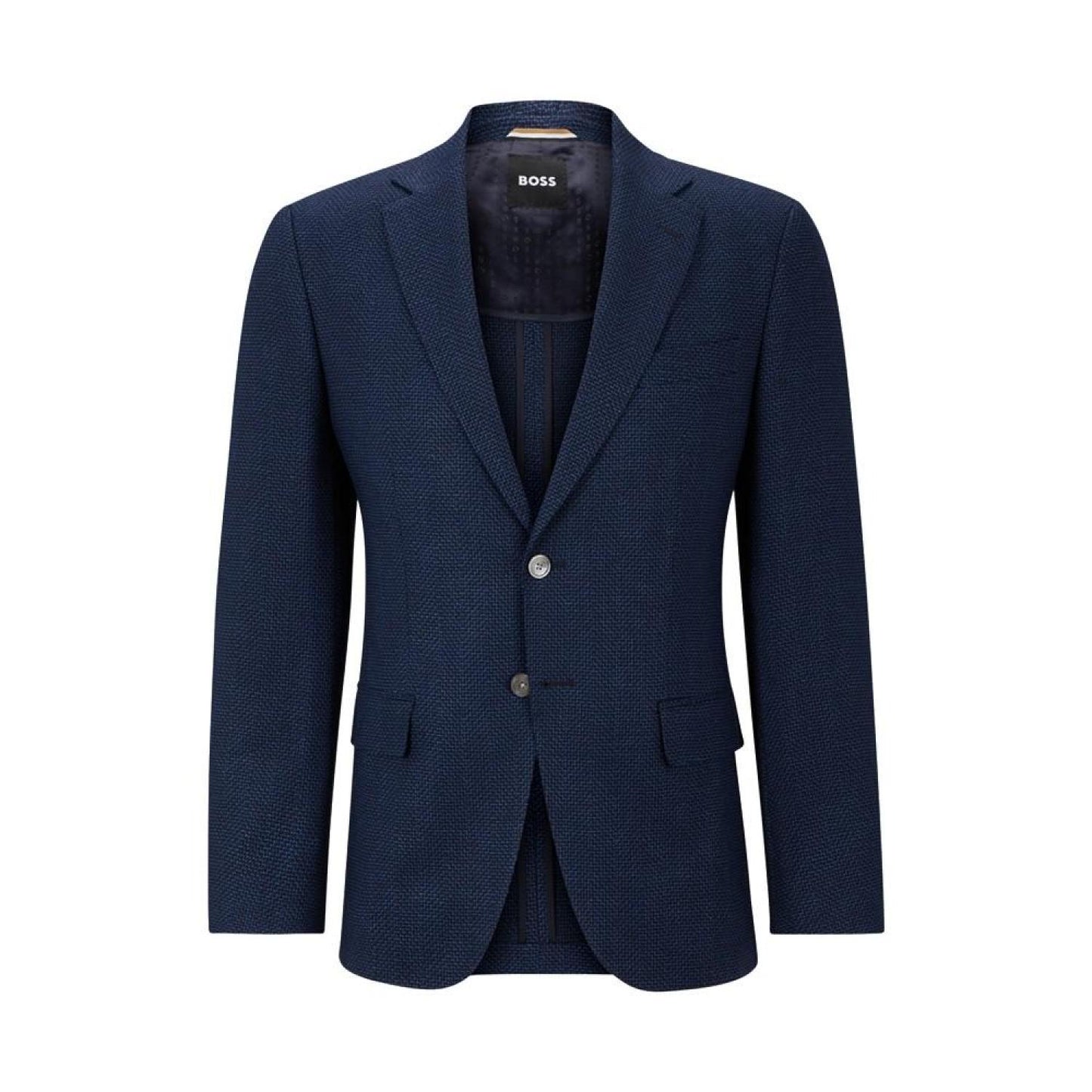 Men's Micro-Pattern Stretch Slim-Fit Jacket