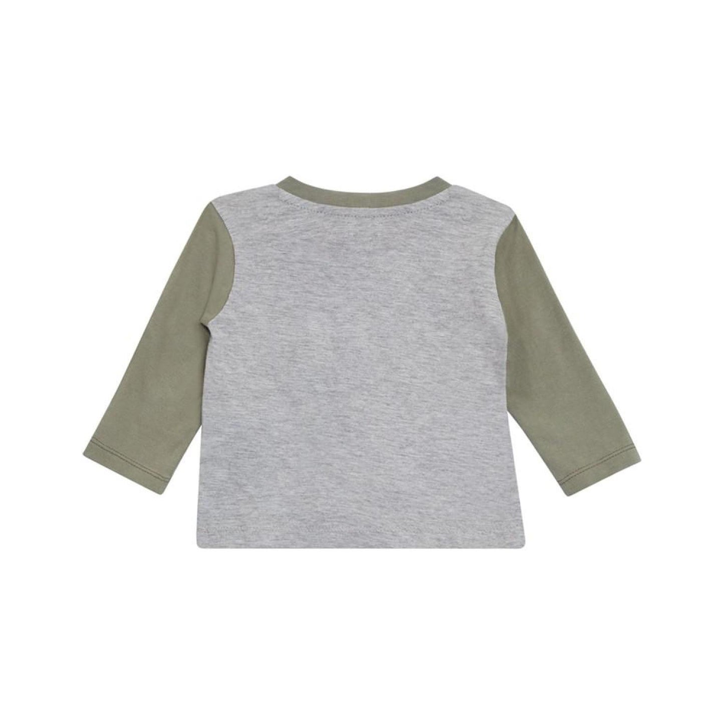 Baby Boys Embroidered Shirt and Denim Overall, 2 Piece Set