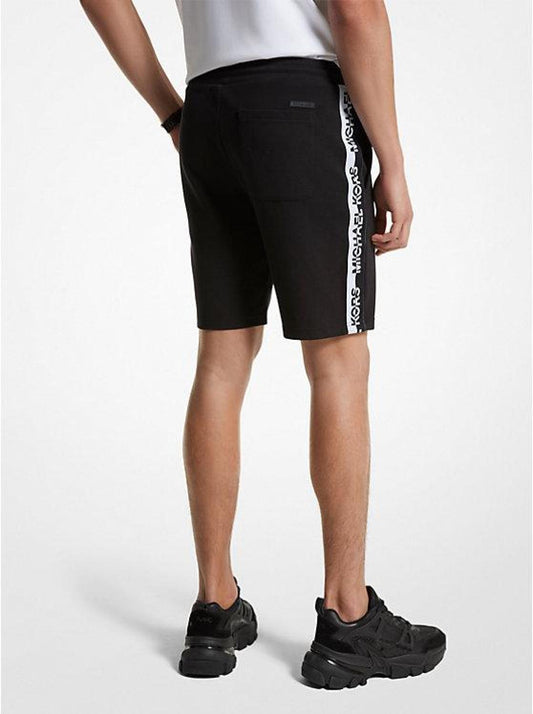 Logo Tape Cotton Blend Shorts