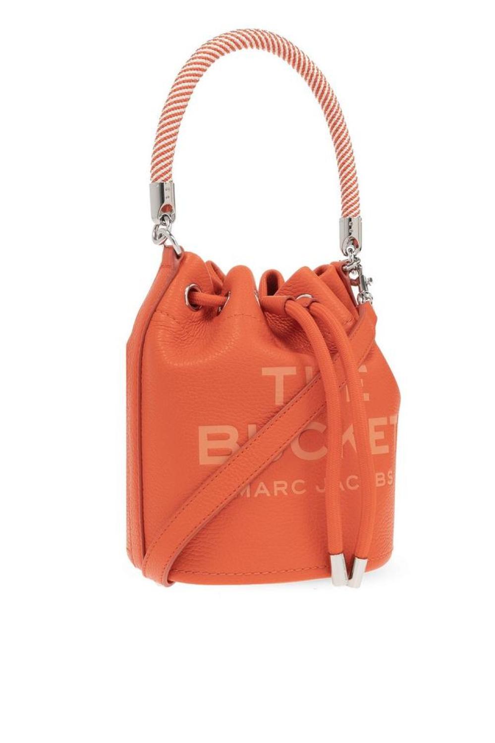 Marc Jacobs Logo Embossed Bucket Bag
