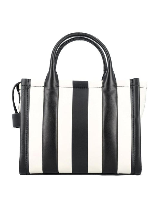 Marc Jacobs Striped Zip-Up Small Tote Bag