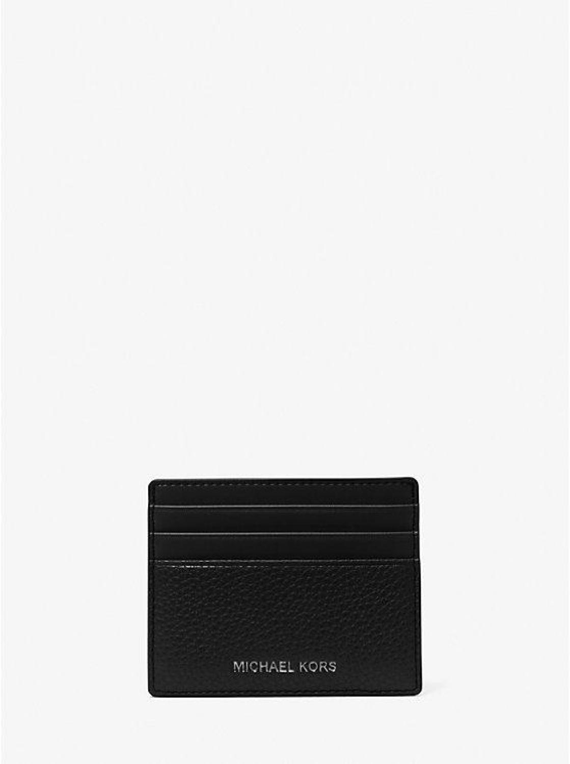 Cooper Pebbled Leather Tall Card Case