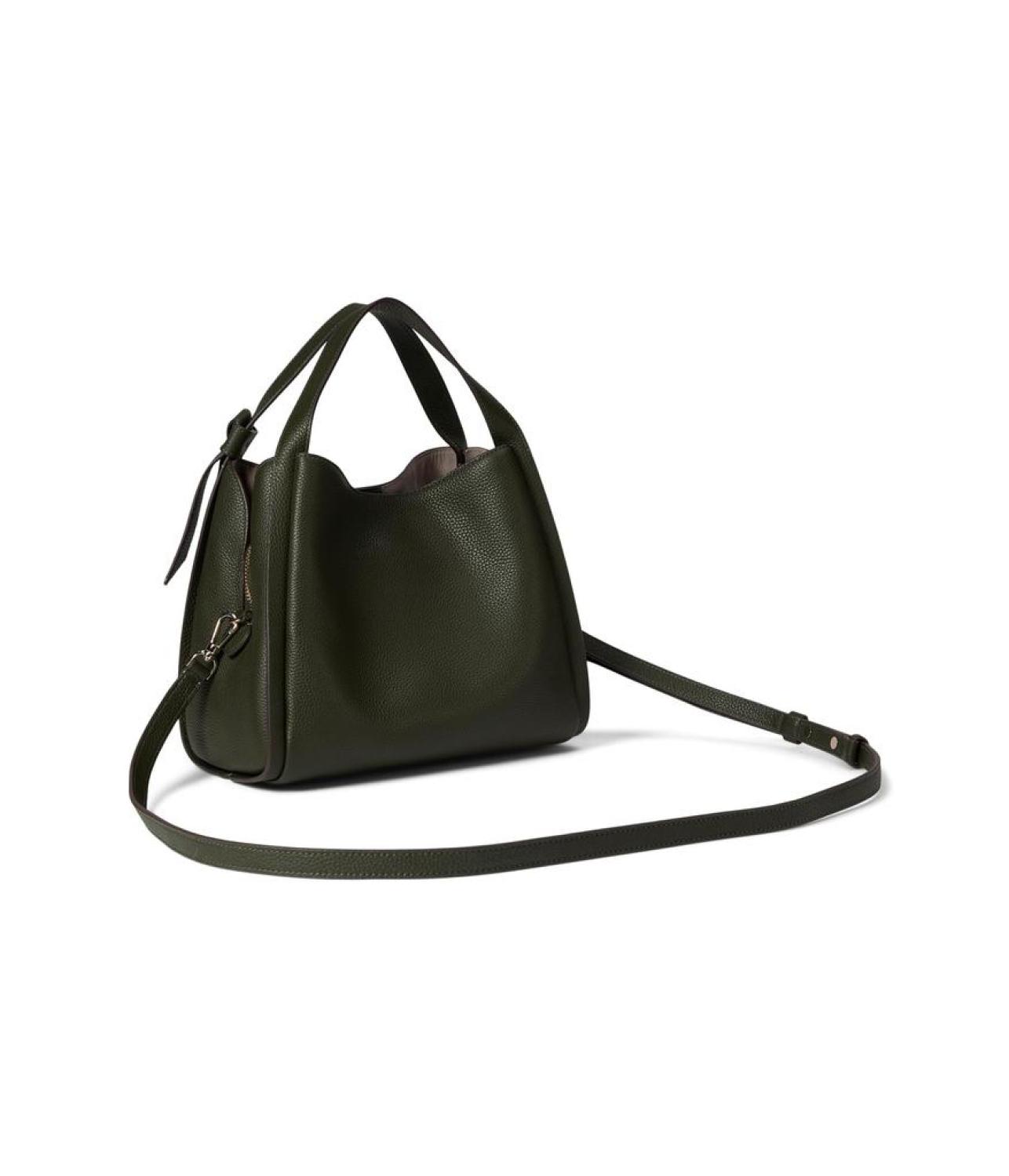 Knott Pebbled Leather Medium Crossbody Tote