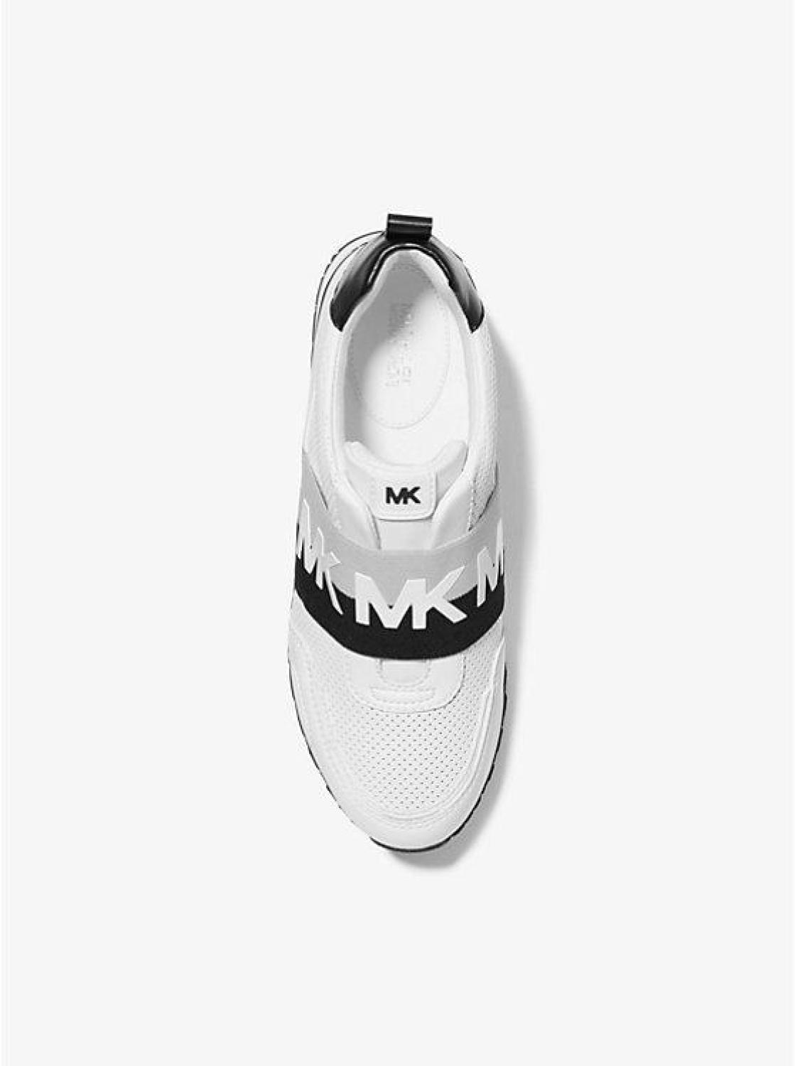 Teddi Perforated Leather Trainer