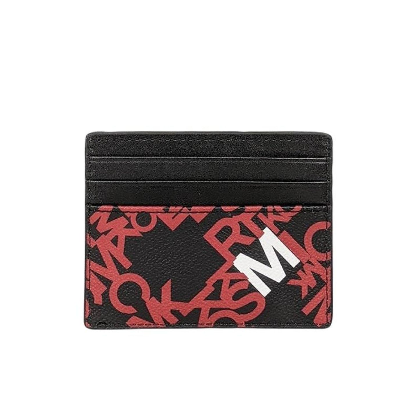 Michael Kors Slim MK Signature Leather Tall Card Case