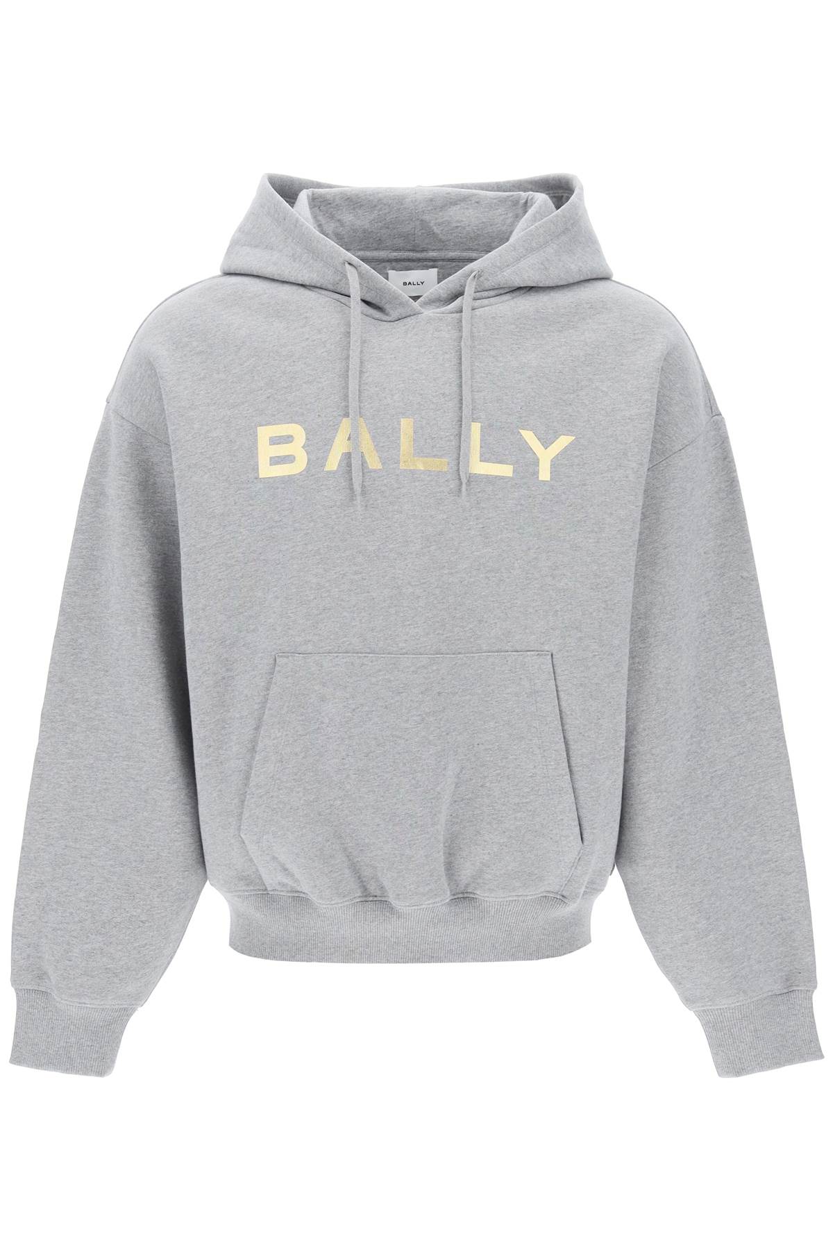 Bally metallic logo hoodie
