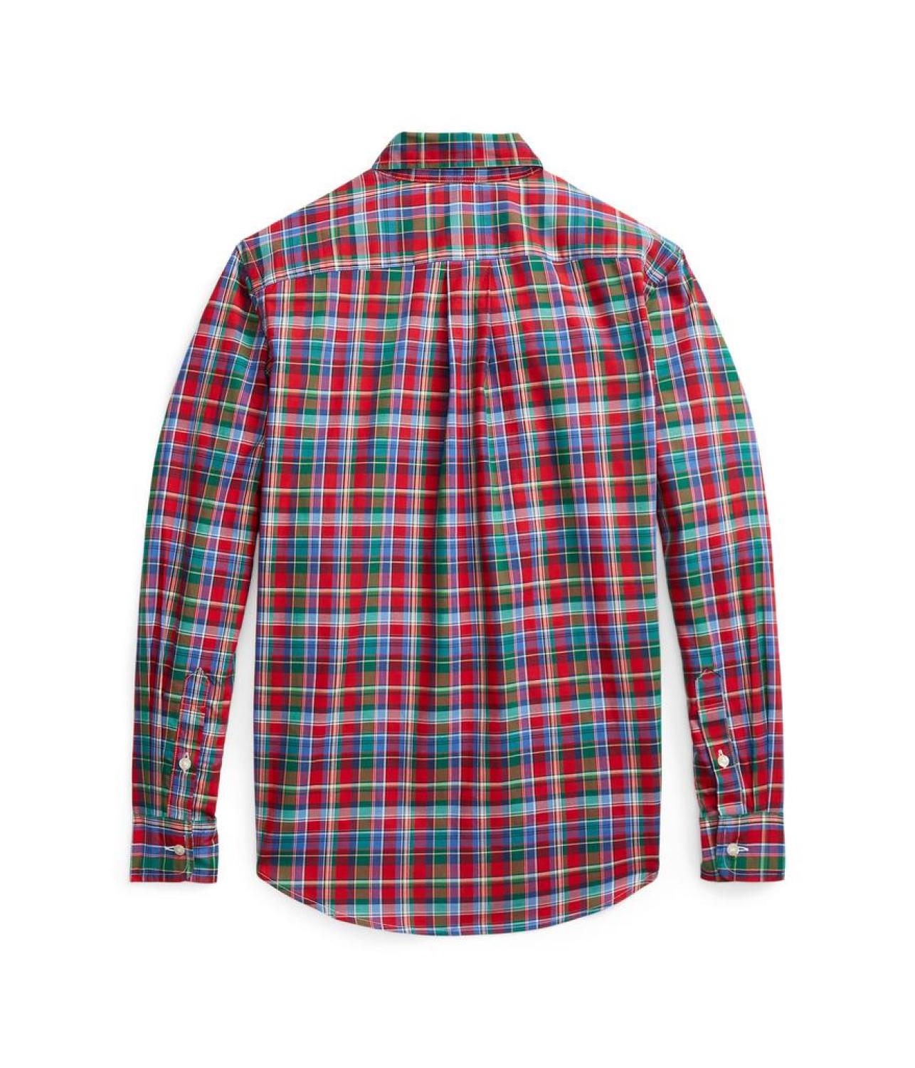 Plaid Cotton Poplin Shirt (Big Kids)