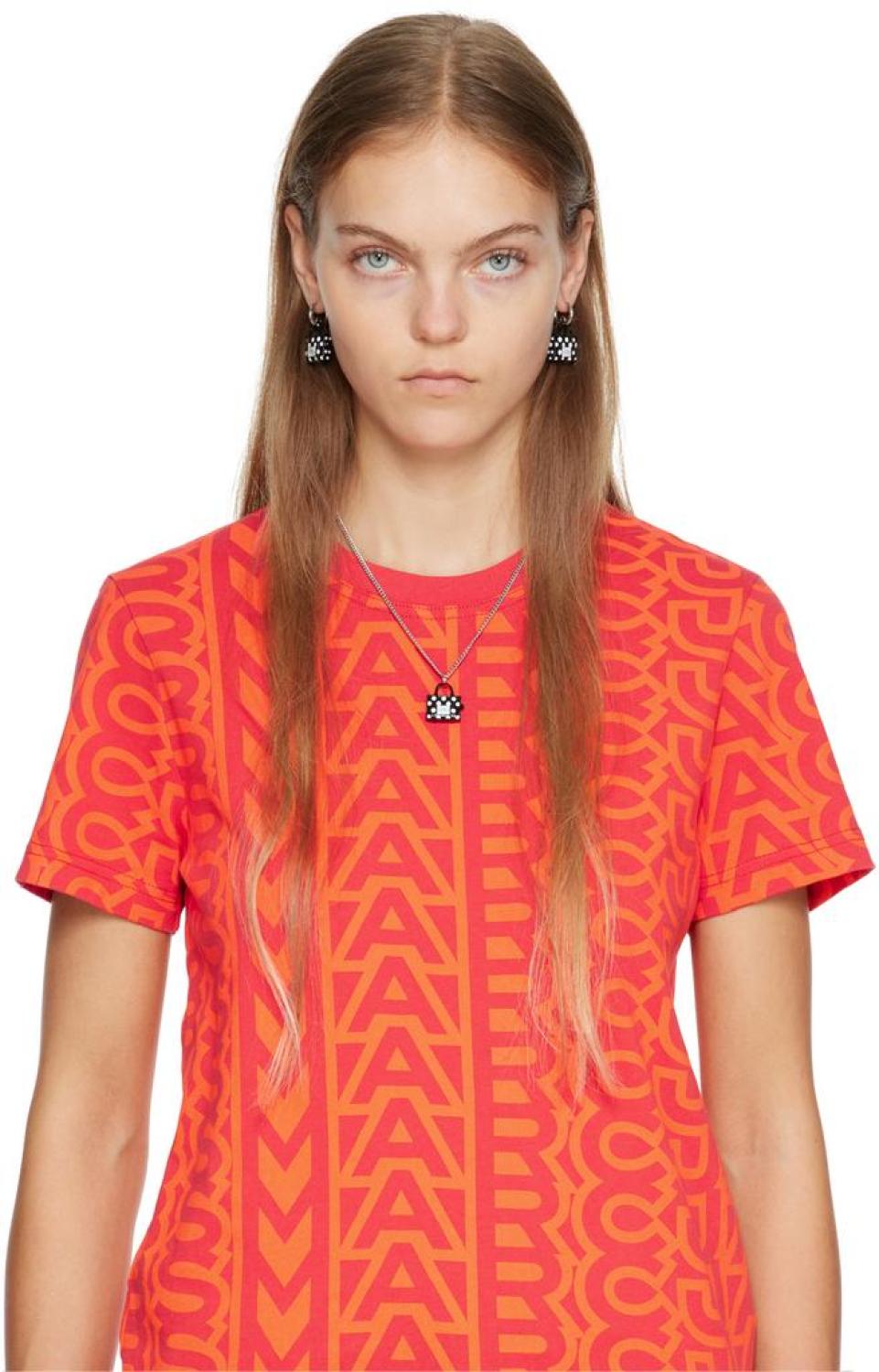 Black Polka Dot Tote Earrings