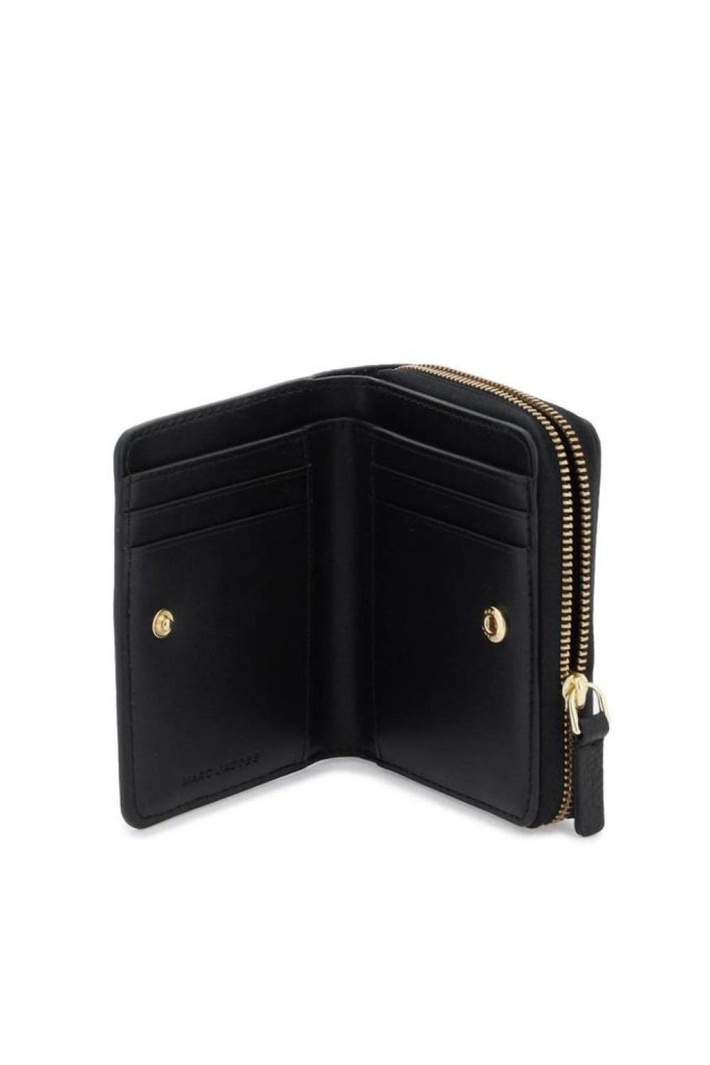 Marc Jacobs Logo Printed Zipped Mini Compact Wallet