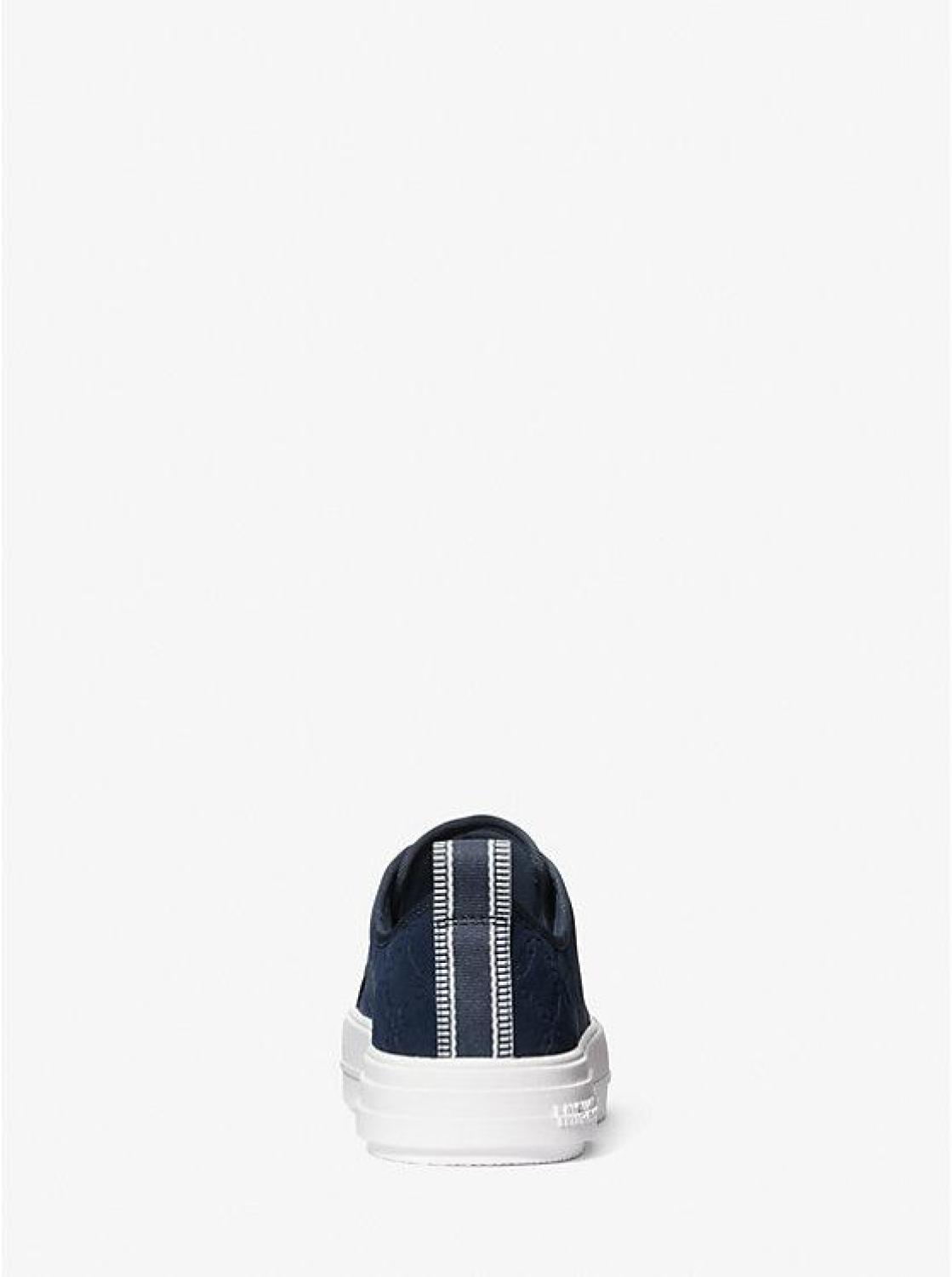 Evy Empire Logo Embossed Suede Sneaker