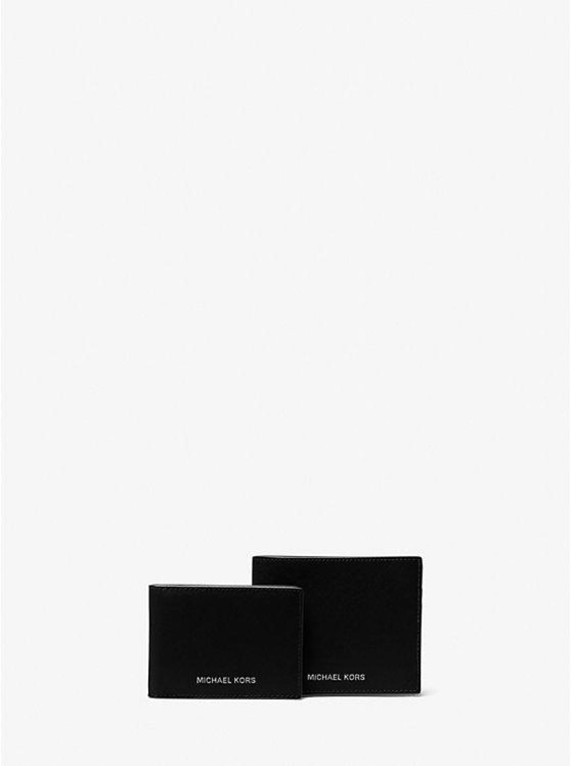 Harrison Saffiano Leather Billfold Wallet with Passcase