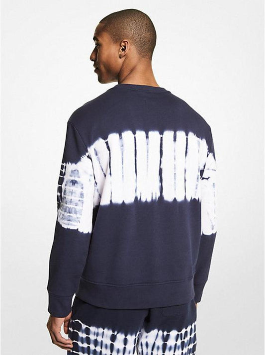 Logo Tie Dye Cotton Sweatshirt