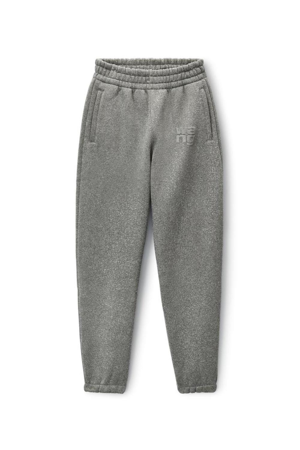 Puff Logo Sweatpant In Glitter Terry