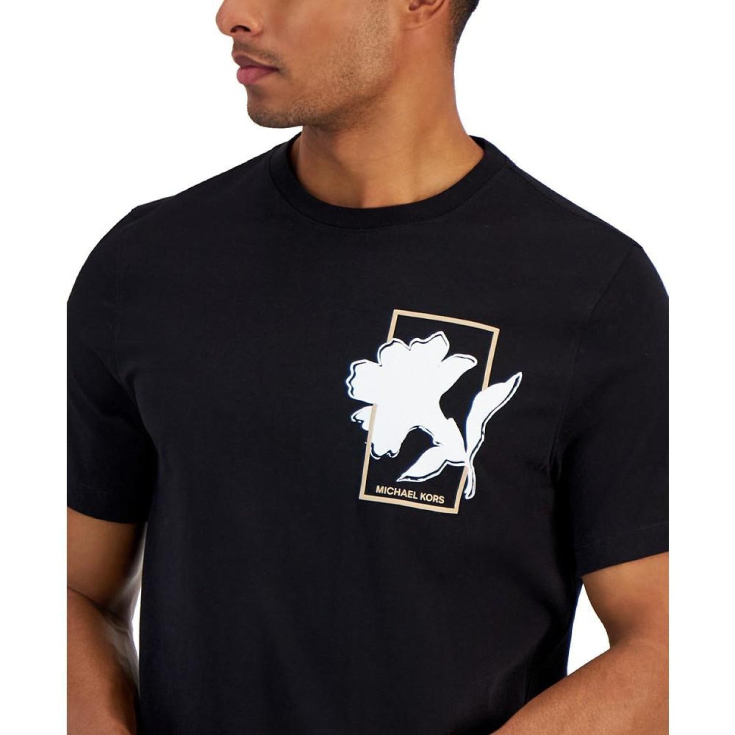 Men's Short Sleeve Floral Graphic T-Shirt