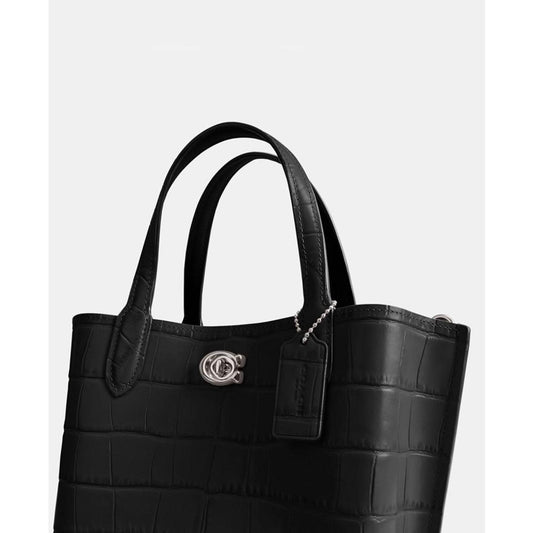 Embossed Croc Willow Tote 24