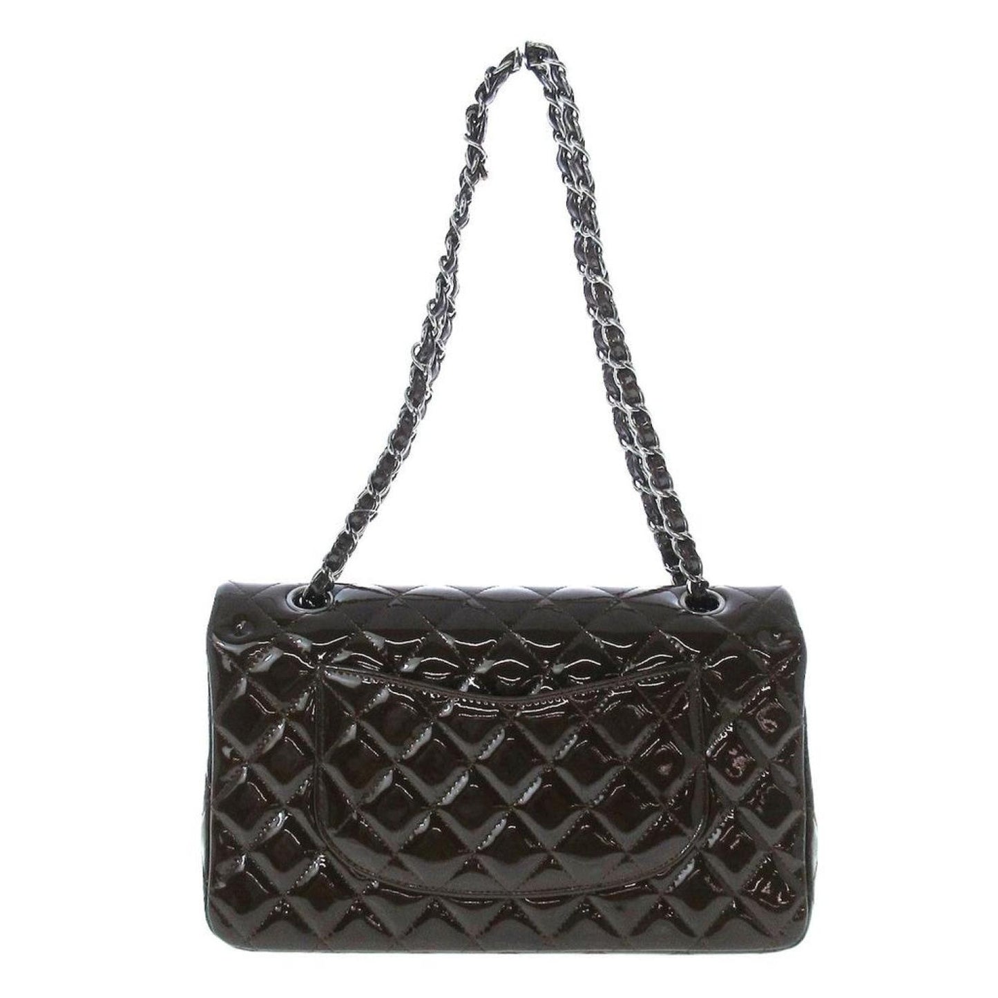 Chanel Double Flap Leather Shoulder Bag (Pre-Owned)