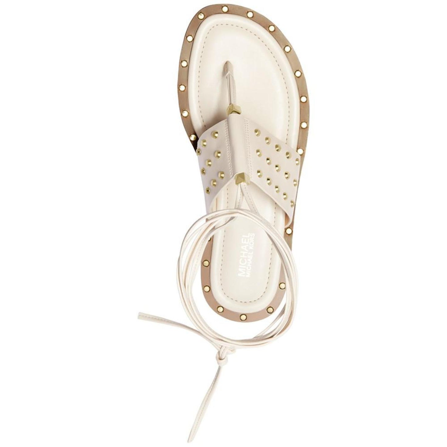 Women's Jagger Ankle-Tie Studded Flat Sandals