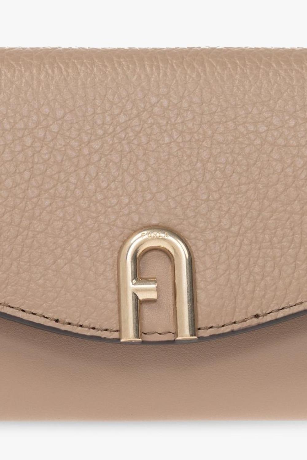 Furla Logo Plaque Zip Detailed Wallet