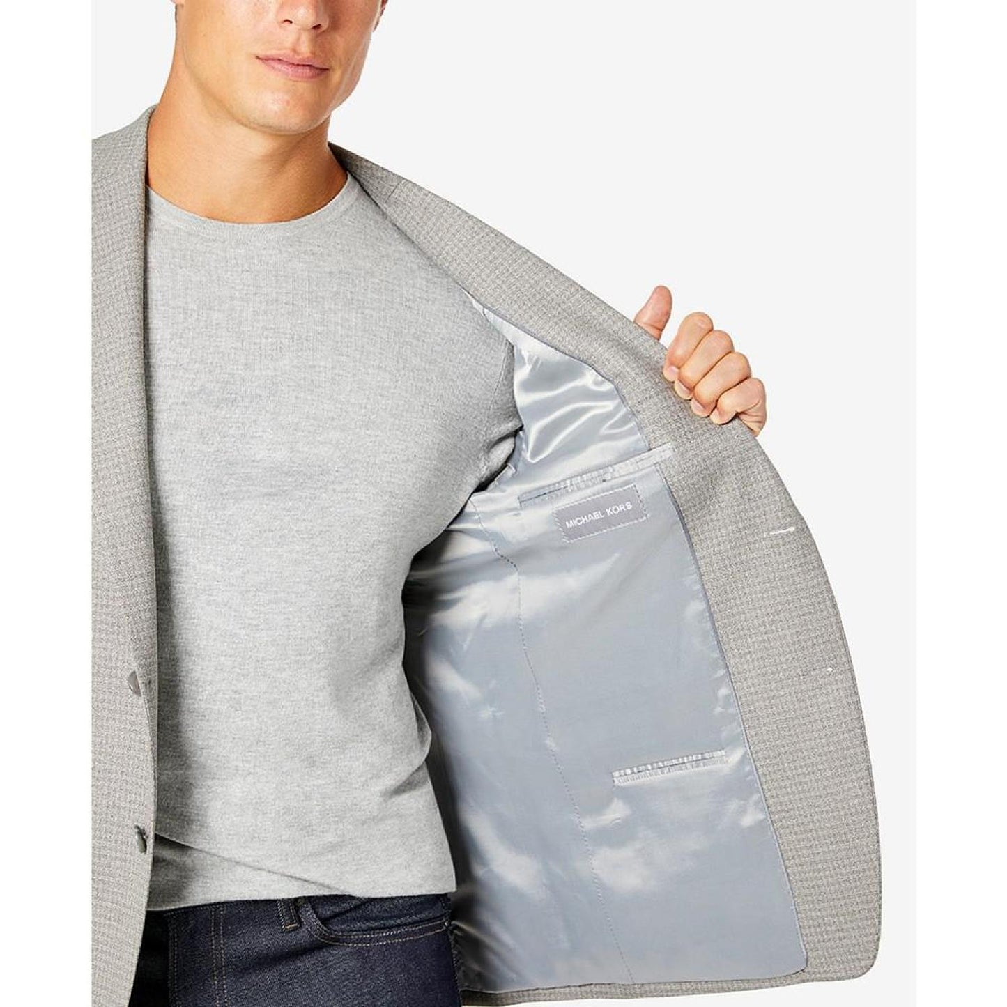 Men's Modern-Fit Pattern Check Sport Coats