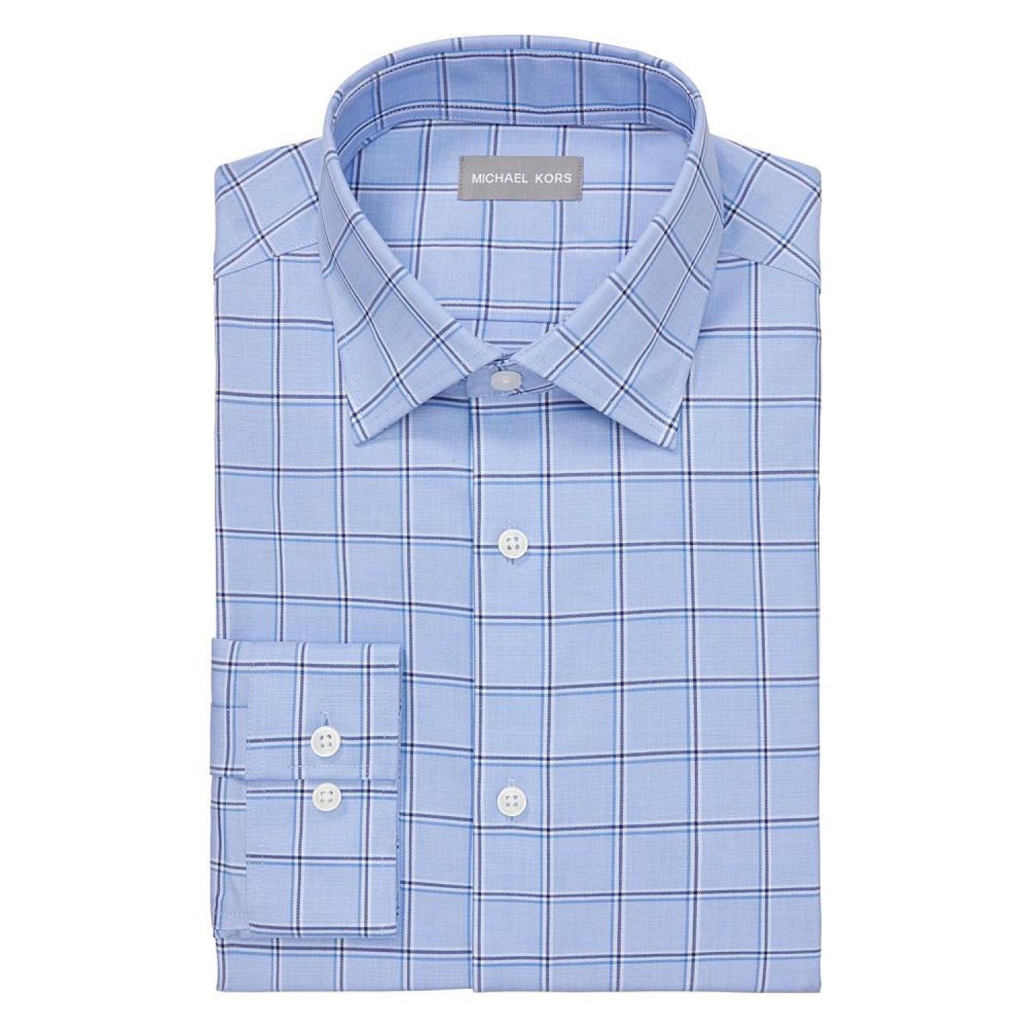 Men's Slim Fit Airsoft Performance Stretch Non-Iron Dress Shirt