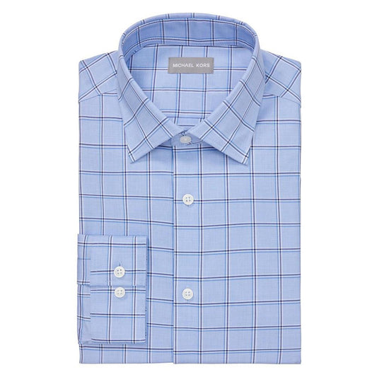 Men's Slim Fit Airsoft Performance Stretch Non-Iron Dress Shirt