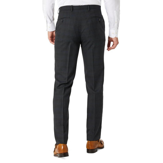 Men's Modern-Fit Airsoft Stretch Wool Suit Pants
