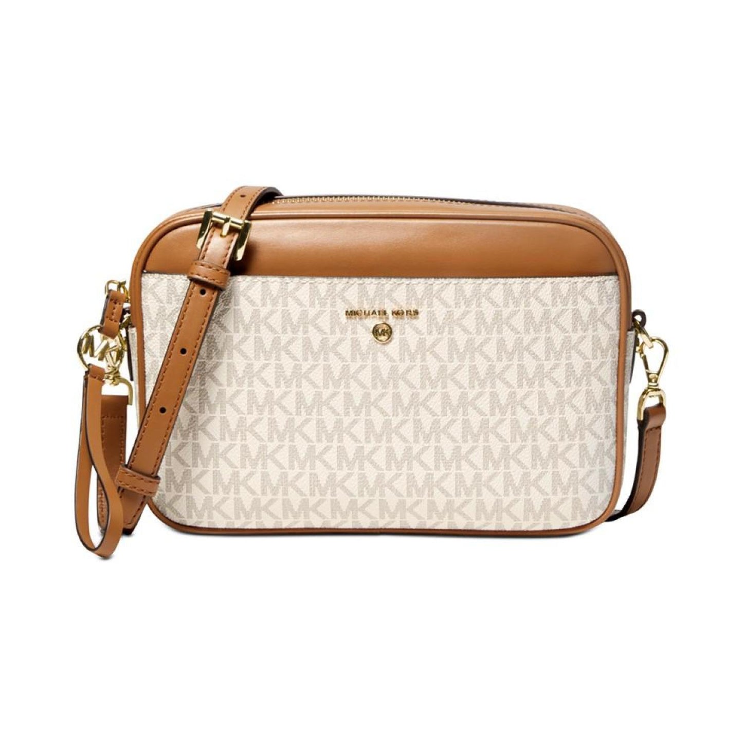 Logo Jet Set Charm Large East West Camera Crossbody