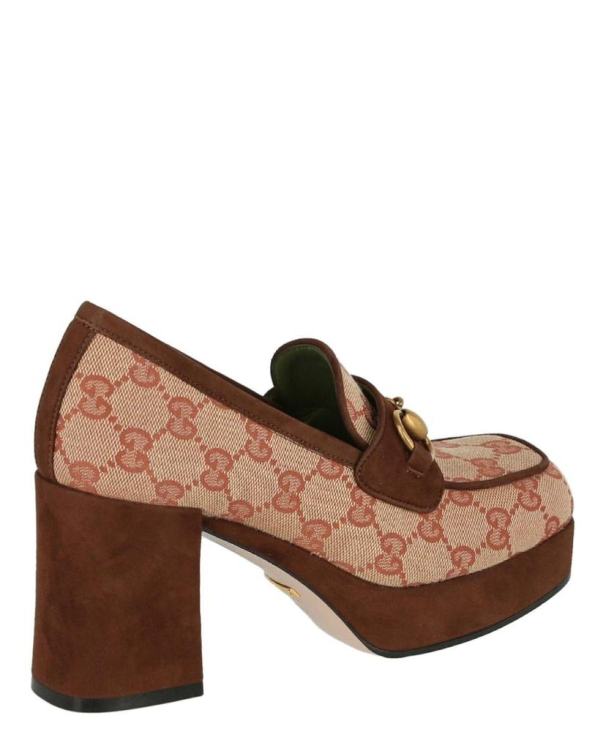 GG Monogram Platform Loafers
